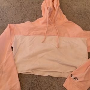 cropped hollister hoodie
